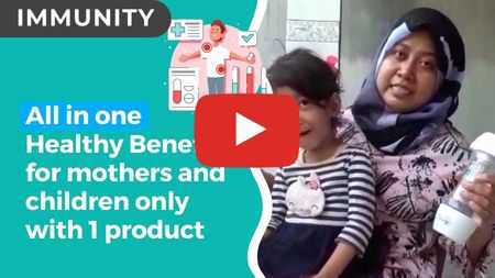 All in one healthy benefit for mother and children only with one product