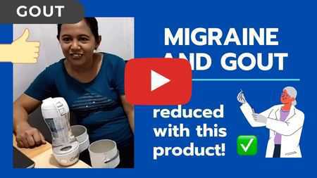 My uric acid cured only with Trifinity alkaline hydrogen