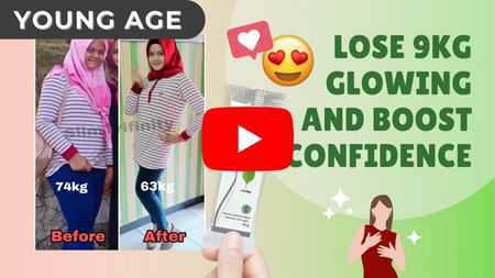 Young girl 15 years Lose 9 kg, slimmer, healthier and more confident
