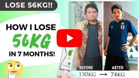 Natural diet without drugs to lose 56kg in 7 months