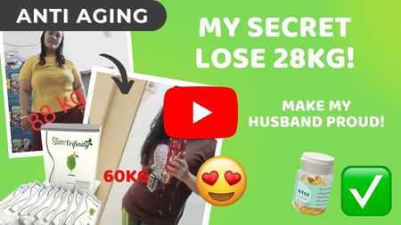 Lose 28 kg without exercise, slimmer, beautiful, youthful