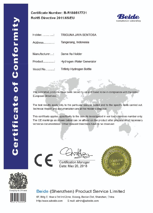 17731 ROHS Certificate