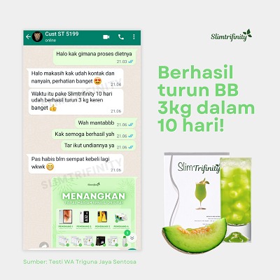 testimoni slim trifinity