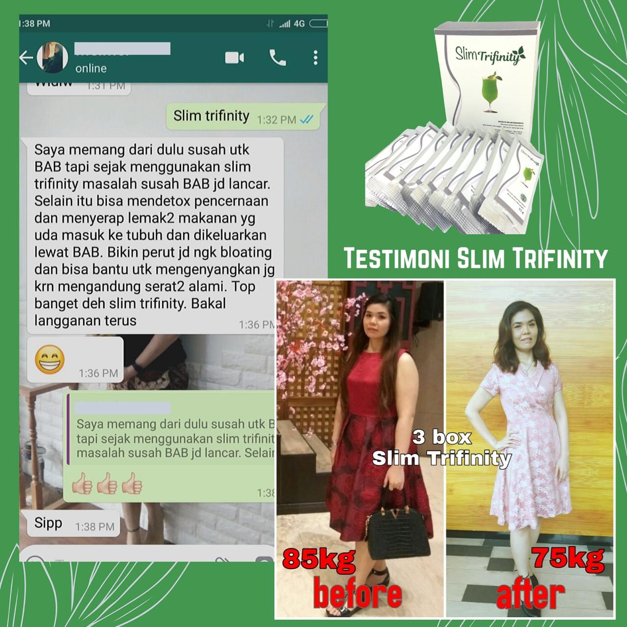 testimoni slim trifinity